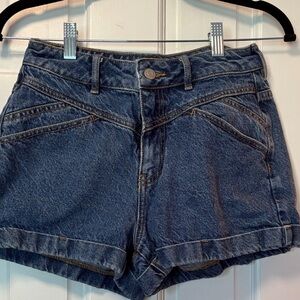 PacSun Classic Blue Jean Mom Shorts